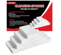 Magic Eraser Sponge For Cleaning Car Walls Polishing Kitchen Surface Heavy Duty Foam Non Scratch Scuff Remover Sponges Wall Mark Removal Stain Cleaner Scrubber Pads Wipes Dirt Grime (Pack of 10)