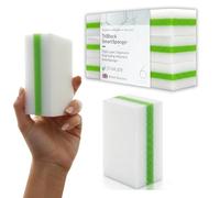 Magic Eraser Sponge Melamine washing up 3-Layer Cleaning Block, Flip & Reuse Support Core 4× more Durable. For Walls Oven cleaner Bathroom Skirting Board Stain Remover trainers home essentials.6 Pack