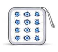 Magic Evil Eye CD Storage Case 40 Capacity Disc Storage Binder for Car Home Travel