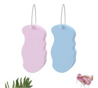 Magic Exfoliating Bath Sponge, 2/4pc Ultra Soft Exfoliating Sponge for Body, Magic ExfoliatingBody Scrubber Bath Sponges for Shower Dead Skin Remover Resuable (2pc A)