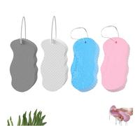 Magic Exfoliating Bath Sponge, 2/4pc Ultra Soft Exfoliating Sponge for Body, Magic ExfoliatingBody Scrubber Bath Sponges for Shower Dead Skin Remover Resuable (4pc B)