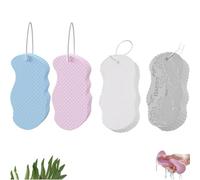 Magic Exfoliating Bath Sponge, 2/4pc Ultra Soft Exfoliating Sponge for Body, Magic ExfoliatingBody Scrubber Bath Sponges for Shower Dead Skin Remover Resuable (4pc A)