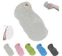 Magic Exfoliating Bath Sponge, 2025 Upgraded Super Soft Body Scrubber, Shower Sponge, Gentle Reusable, Adults and Kids (White)