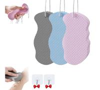 Magic Exfoliating Bath Sponge, 3D Super Soft Exfoliating Bath Sponge, Skin-Friendly and Comfortable, Reusable, Suitable for Face and Body Skin (MixA-3pcs)