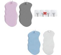 Magic Exfoliating Bath Sponge，Bath Sponges for Shower Exfoliating，Soft and Non-Deformed，Exfoliates Removes Dead Skin for Deep Cleansing for Babies Children The Elderly Men and Women (4PCS)