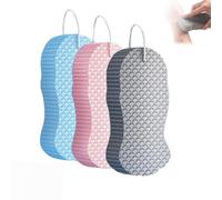 Magic Exfoliating Bath Sponge Body Scrubber, 2025 New Magic Exfoliating Bath Sponge 3D Super Soft, Skin Friendly and Reusable for Adults Women and Men for Body Removes Dead Skin (A-3Pcs)