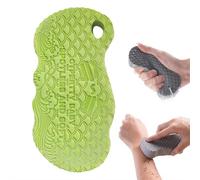Magic Exfoliating Bath Sponge, Gentle Dead Skin Remover, Super Soft Exfoliating Bath Sponge for Adults Children and Pregnant Women (Grass Green)