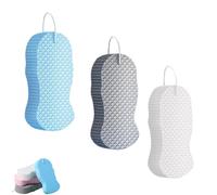 Magic Exfoliating Bath Sponge, Super Soft Exfoliating Bath Sponge Set, Skin Friendly & Reusable for Adults Women and Men(3pcs*C)