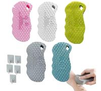 Magic Exfoliating Bath Sponge, Upgraded 3D Ultra-Soft Exfoliating Bath Sponge, Suitable for All Skin Types to Remove Dead Skin, Reusable, Suitable for The Whole Family (Five-Pack)