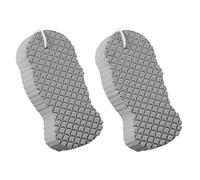 Magic Exfoliating Sponge, 2PCS Exfoliating Bath Sponges for Kids Adults, Deep Cleansing Shower Sponge with Lanyard, Double Sided Body Shower Scrubber Reusable, for All Skin Types