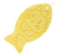 Magic Exfoliating Sponge,Baby Bath Sponge for Bathing,Natural Cute Shapes Soft Shower Sponges for Infants and Toddler,Baby Scrubbies (Yellow)