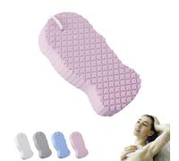Magic Exfoliatings Sponge, Skin Exfoliatings Shower Sponge, Double Sided Soft Bath Sponges, 3D Body Shower Scrubber Sponges, Reusable Dead Skin Remover for Adults Kids(Pink)