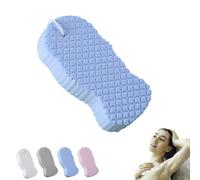 Magic Exfoliatings Sponge, Skin Exfoliatings Shower Sponge, Double Sided Soft Bath Sponges, 3D Body Shower Scrubber Sponges, Reusable Dead Skin Remover for Adults Kids(Blue)