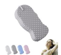 Magic Exfoliatings Sponge, Skin Exfoliatings Shower Sponge, Double Sided Soft Bath Sponges, 3D Body Shower Scrubber Sponges, Reusable Dead Skin Remover for Adults Kids(Gray)