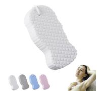 Magic Exfoliatings Sponge, Skin Exfoliatings Shower Sponge, Double Sided Soft Bath Sponges, 3D Body Shower Scrubber Sponges, Reusable Dead Skin Remover for Adults Kids(White)