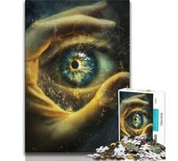 Magic Eye 1000 Pieces Jigsaw Puzzles For Teens And Adults,Family Game Stress Reliever Difficult Challenge Gifts for Friends And Family 38x52cm