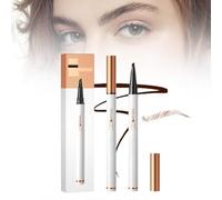 Magic Eyebrow Tattoo Pencil 4 Fork Tip 3D Microblading - 2024 Eyebrow Pencil 4-Tip Natural Makeup Fine Stroke - Eye Brown Makeup Long-Lasting Eyebrow Pencil Stay on All Day (Light Brown)