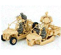 Magic Factory 7502 1/35 Scale USMC MRZR D4 Crew Set (Set of 4)