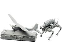 Magic Factory - Robot Dog & Rq-20 UAV Setmoquette Robot Dog Figurine & Rq-20 UAV Set 7503| 1:35 Miniature Figure