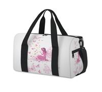 Magic Fairy Butterfly Sport Duffel Bags for Kids Girls Boys Women Men Overnight Weekender Travel Bag Tote Carry Gym Casual Duffel Bags