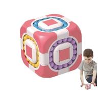 Magic Fidget Toy | Rotating Cube Toys Magic Bead Puzzles, Handheld Spinner Relaxing Cube Game Sensory Toys, Birthday, Easter Basket Stuffers