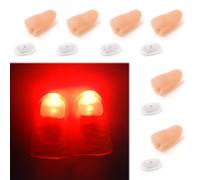 Magic Finger Light - 6Pack Light-Up Magic Thumb Lights, Magic Thumbs lights for New Year's, Festival atmosphere, Parties, Stage Shows, and Magic Tricks, Fun Trick Small Props for Event Entertainments