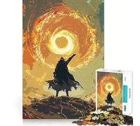Magic Fire Adult Jigsaw Puzzles 1000 Pieces Logic Skill Accurate Edge Family Bond Nice Decor (38x26cm)