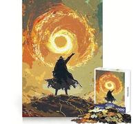 Magic Fire Adult Jigsaw Puzzles 1000 Pieces Logic Skill Accurate Edge Family Bond Nice Decor (38x26cm)