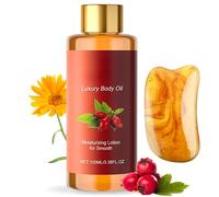 Magic Firming Body Oil for Women - Glow Essence Magic Body Oil with Gua Sha Massage Tool - Luxury Body Oils for Radiance & Glow Remedy Oil Skin Tightening After Shower Care - 100ml