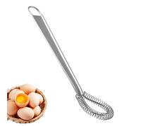Magic Flat Manual Hand Whisk Stainless Steel Egg Beater Mixer Kitchen Tool, Mini Whisk Spring Coil Wire, Compact,Convenient and Efficient,Coffee Sauce Milk Cooking Baking Beating