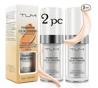 Colour Changing Foundation Magic Flawless TLM Makeup Change Skin Tone UK x 2 Pcs