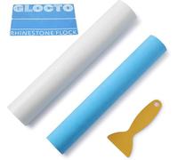 Magic Flock for Rhinestone Templates Material Magic Sticky Flock 12"x1yard Hotfix Tape 2yards (1yard) for Cricut Cameo Cutting Machine