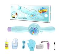 Magic Fog Bubble Wand - Elastic Rechargeable Fun Toy with Colorful Lights - Fog Bubble - for Party Summer Beach Outdoor Birthday Holiday Age 3 and Up Kids