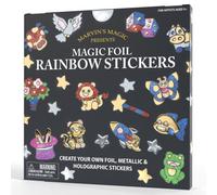 Marvin's Magic - Magic Foil Rainbow Stickers - Foil, Metallic & Holographic - Magical Art Supplies - 150 Stickers & More