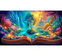 Magic-Forest 1000 Piece Jigsaw Puzzles for Adults Educational Games Jigsaw Puzzle Home Decors for The Whole for Women, Gifts for Men 38x52cm/1000pcs