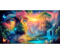 Magic-Forest 1000 Piece Jigsaw Puzzles for Adults Family Challenge Toys Jigsaw Puzzle Home Decoration for The Whole for Women, Gifts for Men 38x26cm/1000pcs
