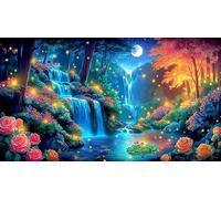 Magic-Forest 1000 Pieces Adult Jigsaws Educational Game Decompression Fun and Challenging Family Game for Adults and Kids Age 12 Years Up 70x50cm/1000pcs