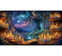 Magic-Forest 1000 Pieces Jigsaw Puzzles for Adults Educational Games Jigsaw Puzzle Home Decors for Adults and Kids Age 12 Years Up 38x52cm/1000pcs