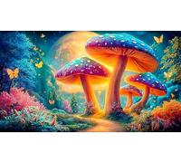 Magic-Forest 1000 Pieces Jigsaw Puzzles for Adults Educational Games Jigsaw Puzzle Home Decors for The Whole for Women, Gifts for Men 75x50cm/1000pcs