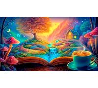 Magic-Forest 1000 Pieces Jigsaw Puzzles for Adults Educational Games Jigsaw Puzzle Home Decors for The Whole for Women, Gifts for Men 38x52cm/1000pcs