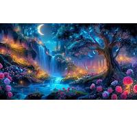 Magic-Forest 1000 Pieces Jigsaw Puzzles for Adults Educational Games Jigsaw Puzzle Home Decors for The Whole for Women, Gifts for Men 75x50cm/1000pcs