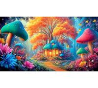 Magic-Forest Adult Jigsaws 1000 Pieces Puzzle Game Fun Present & Activity for Home for Adults and Kids Age 12 Years Up 38x26cm/1000pcs