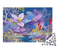 Magic Forest Jigsaw Puzzles 1000 Pieces Recycled Material Colorful Foliage Adult Jigsaws Developing Boy & Girl‘s Intelligence Parent Child Game Activity 38x26cm/1000pcs