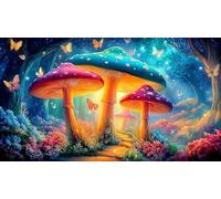 Magic-Forest Recycled Paper Puzzle 1000 Pieces Fun and Challenging Family Game Puzzle Game for The Whole for Women, Gifts for Men 38x52cm/1000pcs