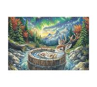 Magic Forest Wishing Pool 1000-piece Jigsaw Puzzle Bundle Family Puzzle Lovers Brain Training Mindful Activity Spring Paperboard Creativity & Gift Giving 1000 PCS/75x50cm