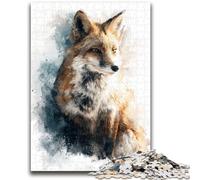 Magic Fox Jigsaw Puzzles for Adults 1000,Challenging To Complete But Fun And Humorous Educational Game for Birthday (50x75cm)