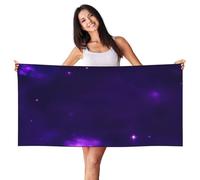 Magic Galaxy Sky Print Quick Dry Sand Free Lightweight Beach Towel For Adults Women Travel Swimming