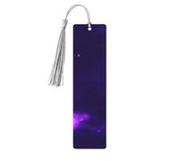 Magic Galaxy Sky Print Wooden Bookmarks Beautiful Notebook Accessories for Men Women Book Lovers