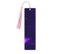 Magic Galaxy Sky Print Wooden Bookmarks Beautiful Notebook Accessories for Men Women Book Lovers