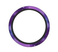 Magic Galaxy Sky Purple Print elastic Steering Wheel Protective Cover Durable Anti-Slip Universal 38cm Diameter